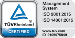 Certificare ISO TUV Rheinland