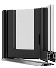Puertas correderas plegables de aluminio BiFold
